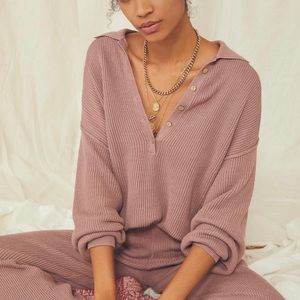 Free People Picnic Sweater fp beach Picnic Sweater Button